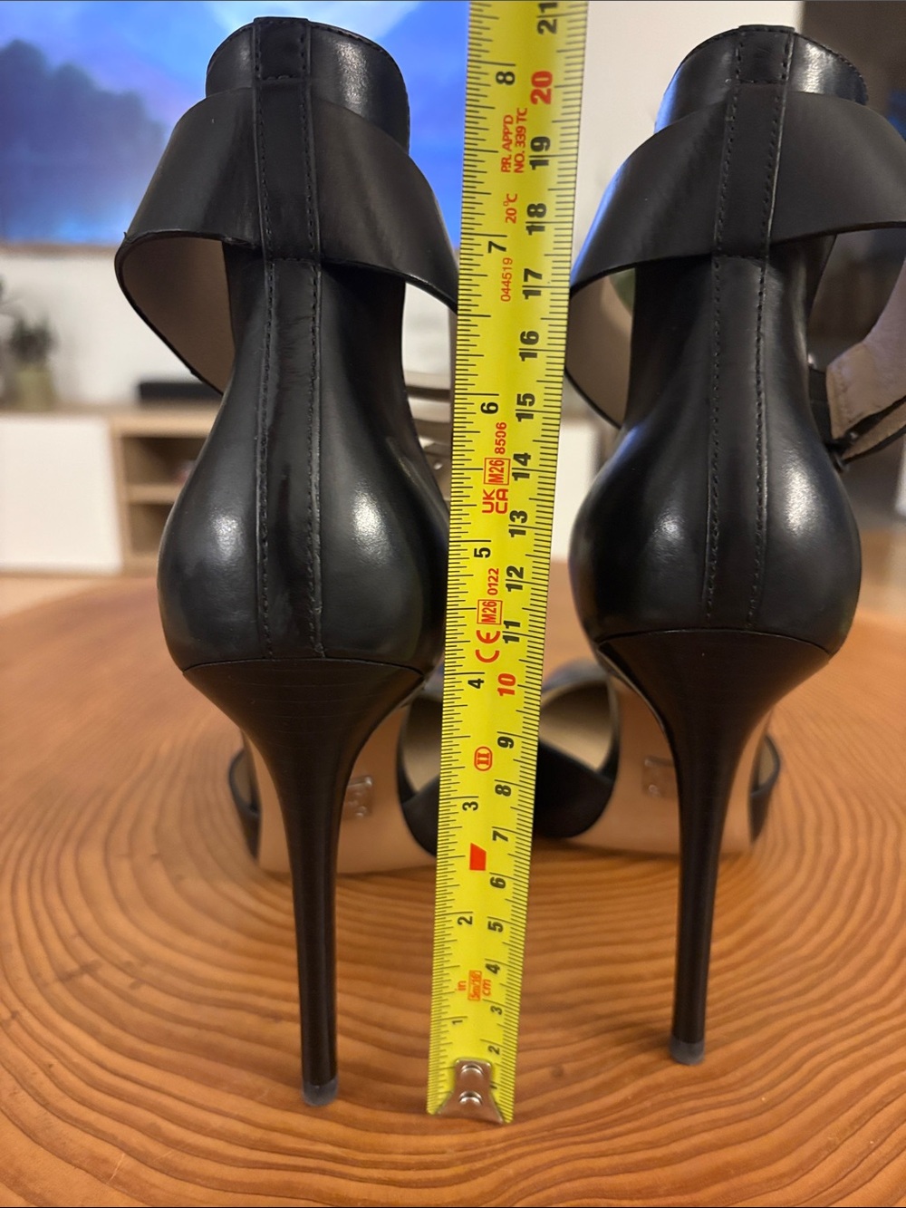 Michael Kors Black Pointed Toe Ankle Strap Pumps with Buckle - Picture 7 of 9